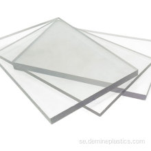 Slitbeständig transparent solid polykarbonatpanel